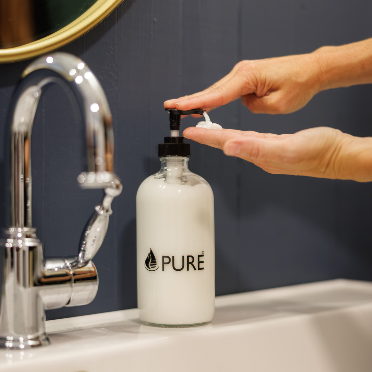 Lotion corporelle bouteille de verre arome éphémère